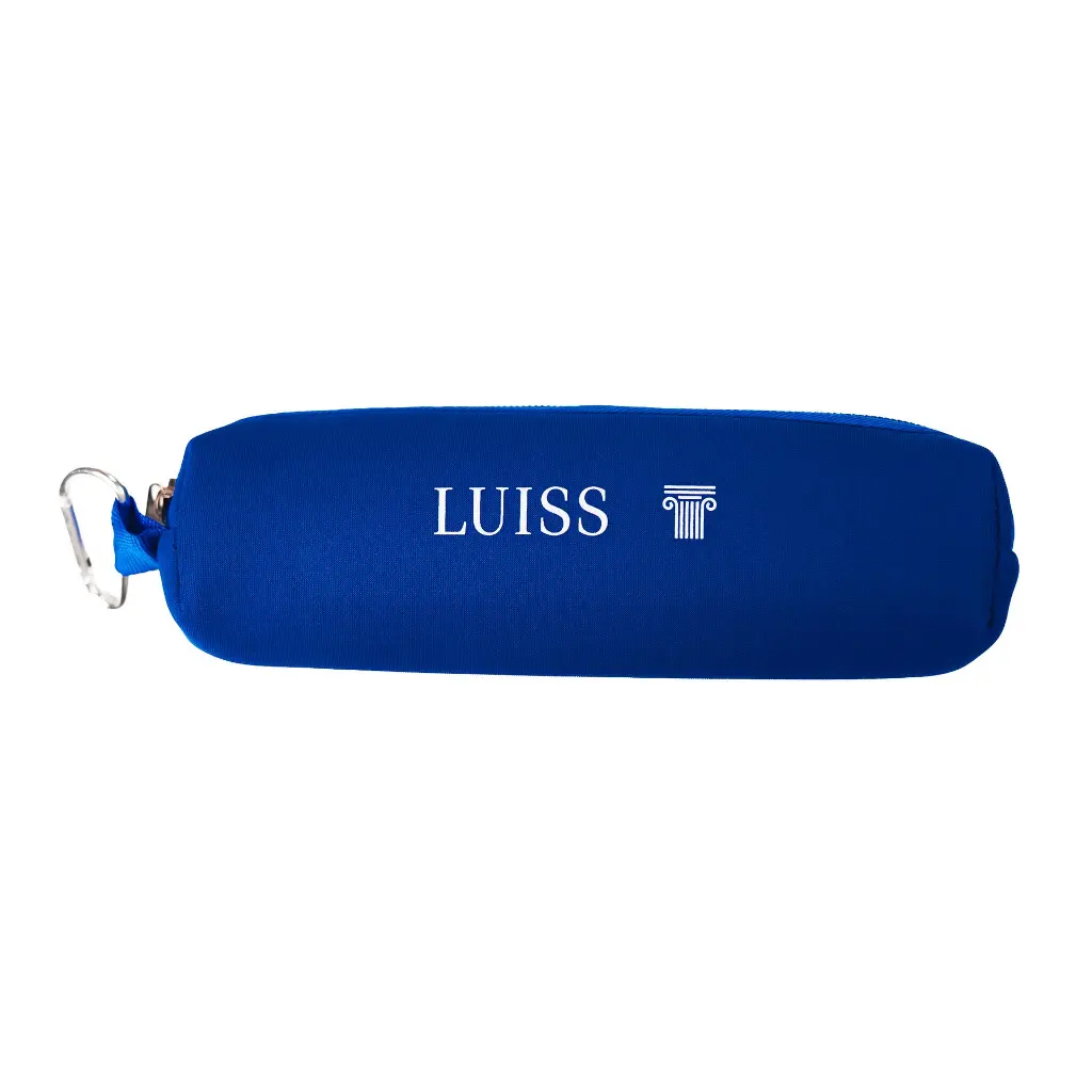 Astuccio Luiss blu con moschettone