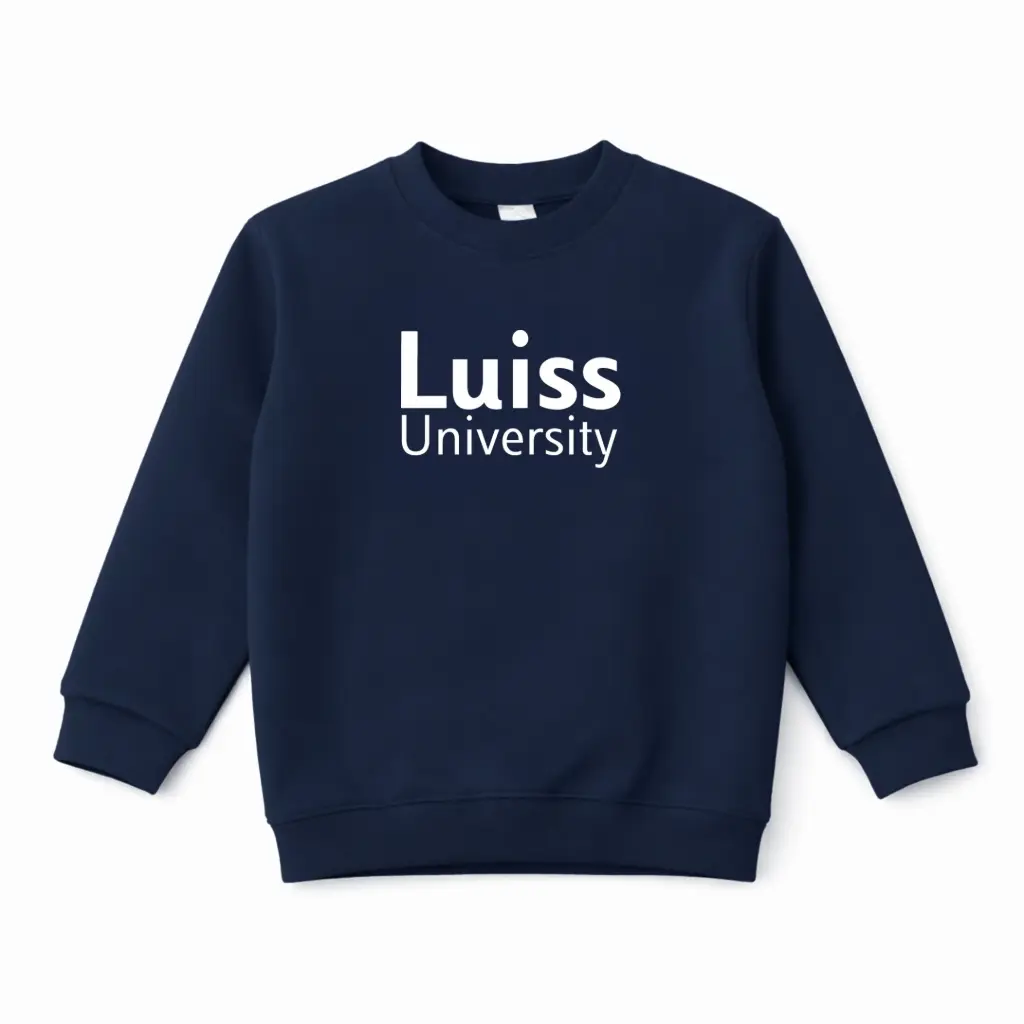 Baby felpa girocollo navy